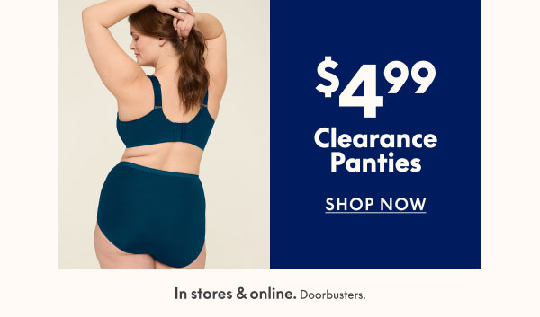 Clearance Panties $4.99