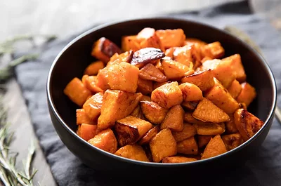 Brown Butter Rosemary Sweet Potatoes