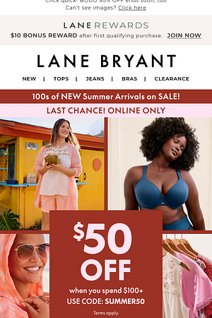 💥 LAST CHANCE FOR $50 OFF! 💥