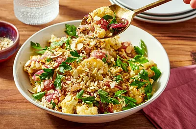 Roasted Grape and Cauliflower Salad