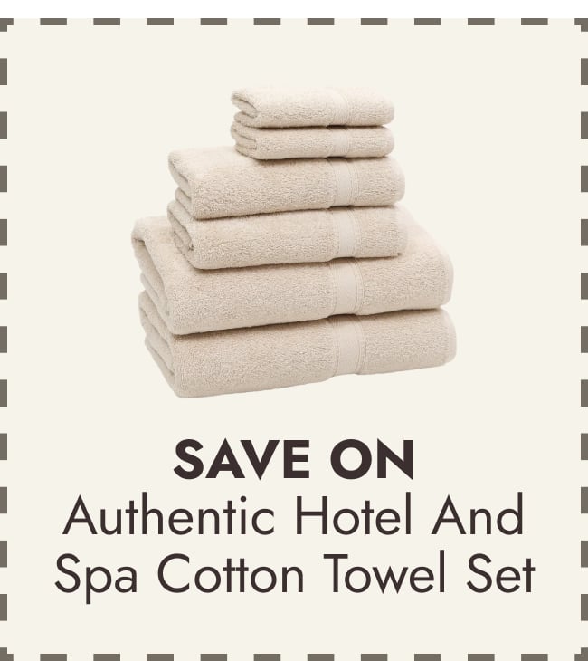Authentic Hotel and Spa Turkish Cotton 6-piece Towel Set