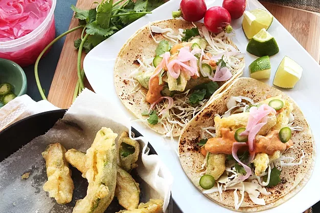 Fried-Avocado Tacos
