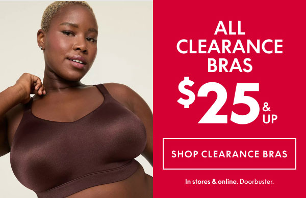 Clearance Bras $25 & Up