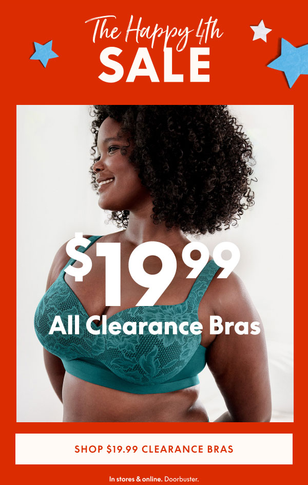 $19.99 Clearance Bras