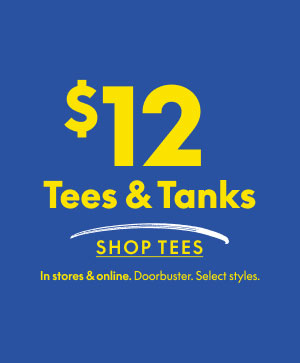 $12 Tees & Tanks