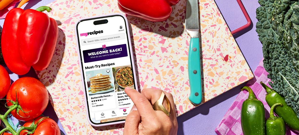 Featured Brands: Allrecipes, EatingWell, Food & Wine, Better Homes & Gardens, Southern Living, Real Simple, Serious Eats, Simply Recipes, The Spruce Eats, and Liquor.com