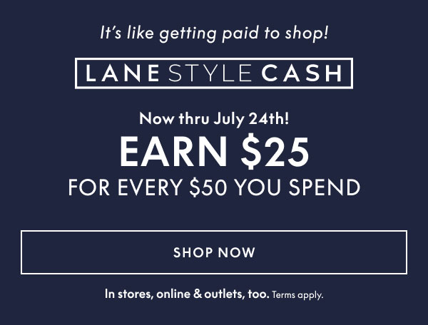 Earn $25 for Every $50 You Spend