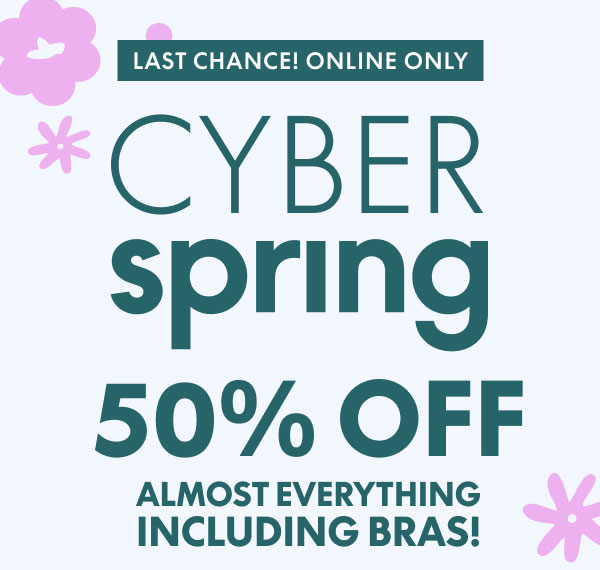 Cyber Spring 50% Off