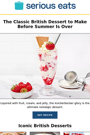 The Classic British Dessert to Make Before Summer Is Over