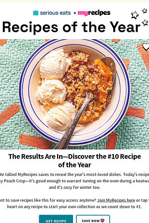 The Countdown Is On: Easy Peach Crisp