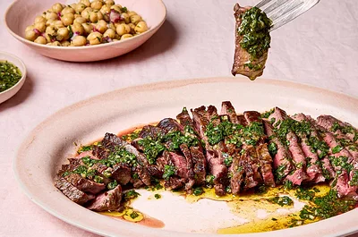 Seared Steak With Green Chermoula