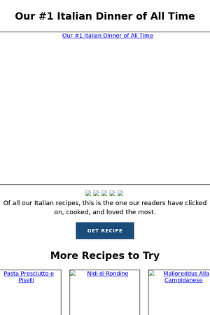 Our #1 Italian Dinner of All Time