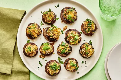 Sausage-Stuffed Mushrooms