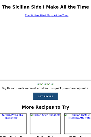 The Sicilian Dish I Make All the Time