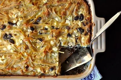 Cinnamon Raisin Noodle Kugel