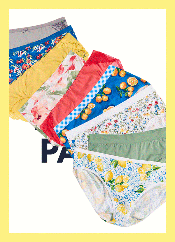 Panties 9 for $39