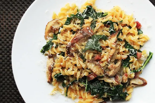 Pancetta-Mushroom Pasta