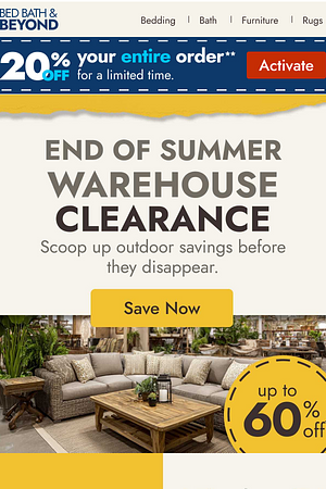 End of Summer Warehouse Clearance is HERE 👋☀️