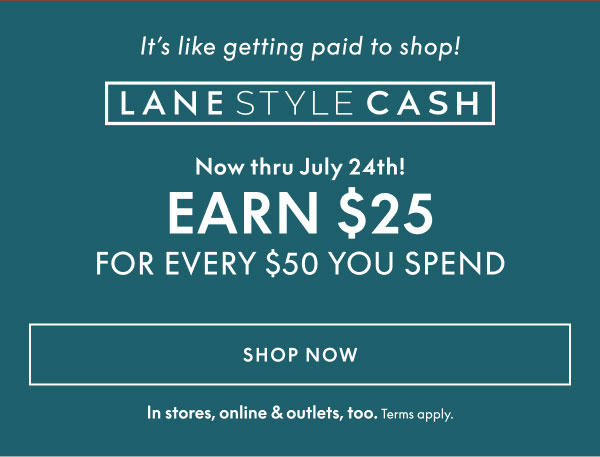 Earn $25 for Every $50 You Spend