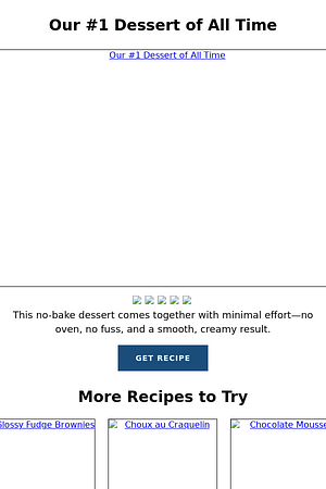 Our #1 Dessert of All Time